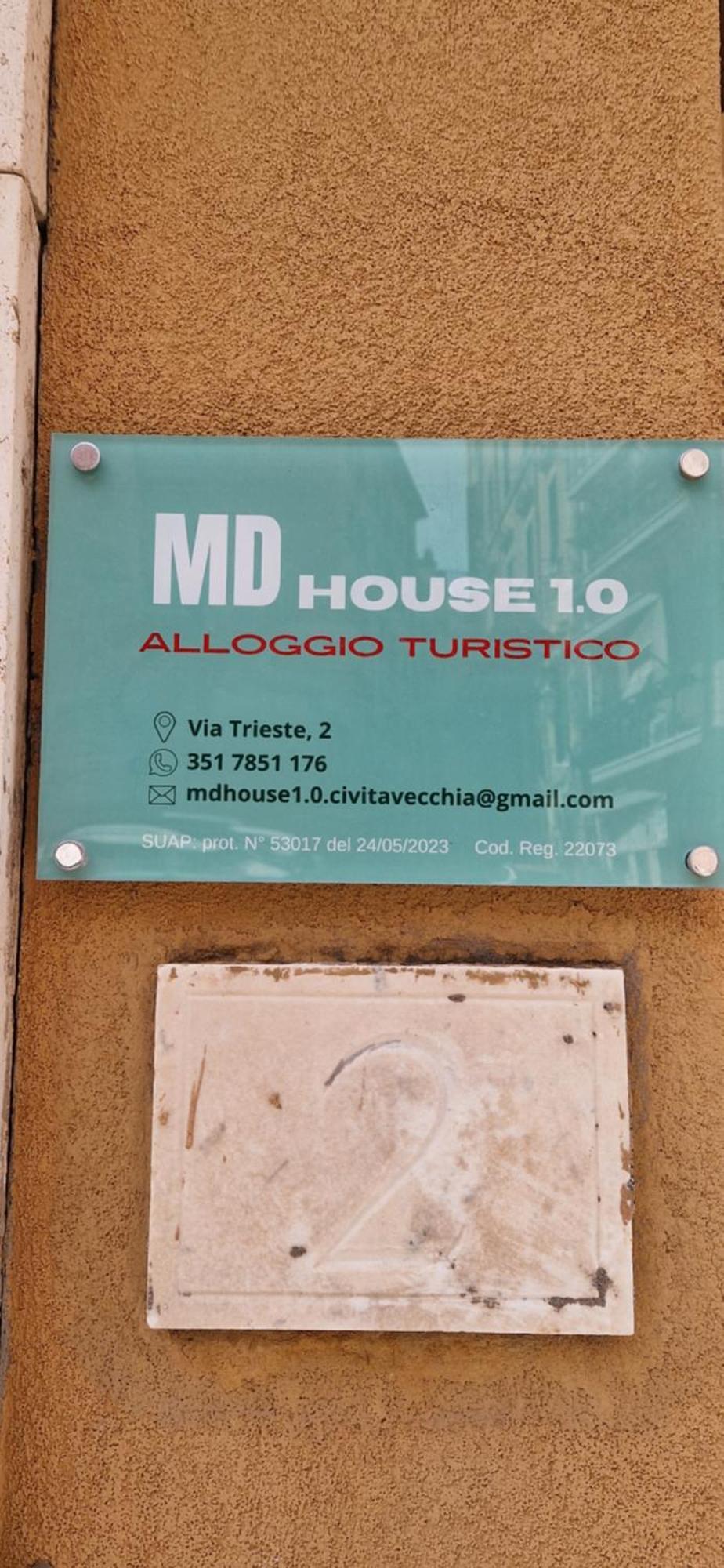 Md House Bed & Breakfast Чивитавекия Екстериор снимка